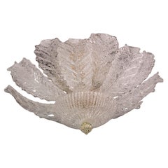 Ravello, Italienische Murano Glas Deckenleuchte oder Flush Mount, 1970er Jahre