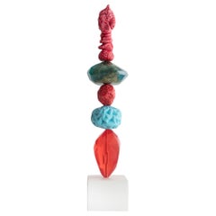 Ravello TOTEM Sculpture in Clay, Resin and Wood by Ashley Hicks, 2018