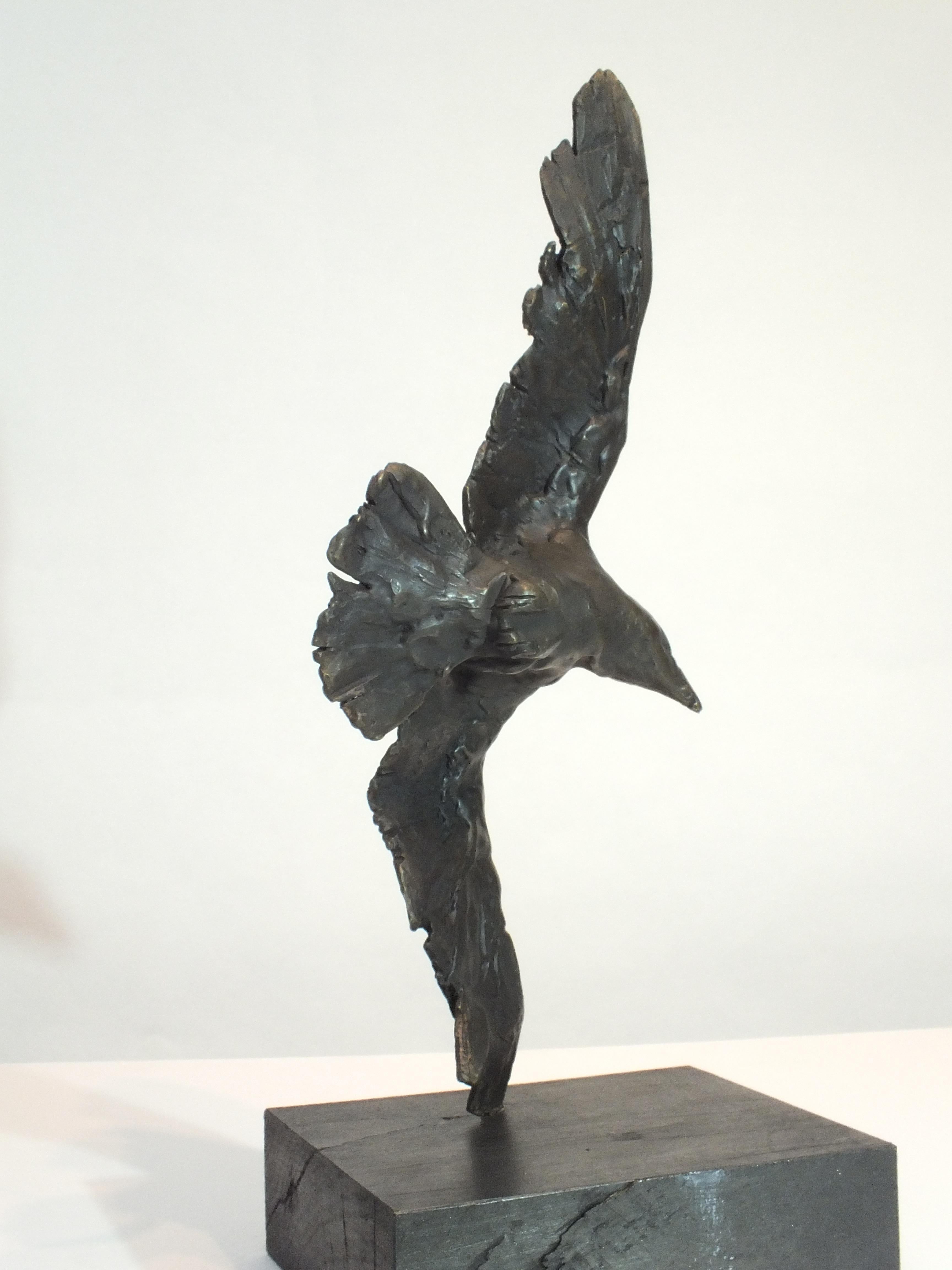 Cast Raven, Dominion Series Bronze Sculpture