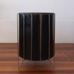 Papelera Raveneare Mid Century Brass Hairpin Basurero