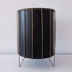 Papelera Raveneare Mid Century Brass Hairpin Basurero