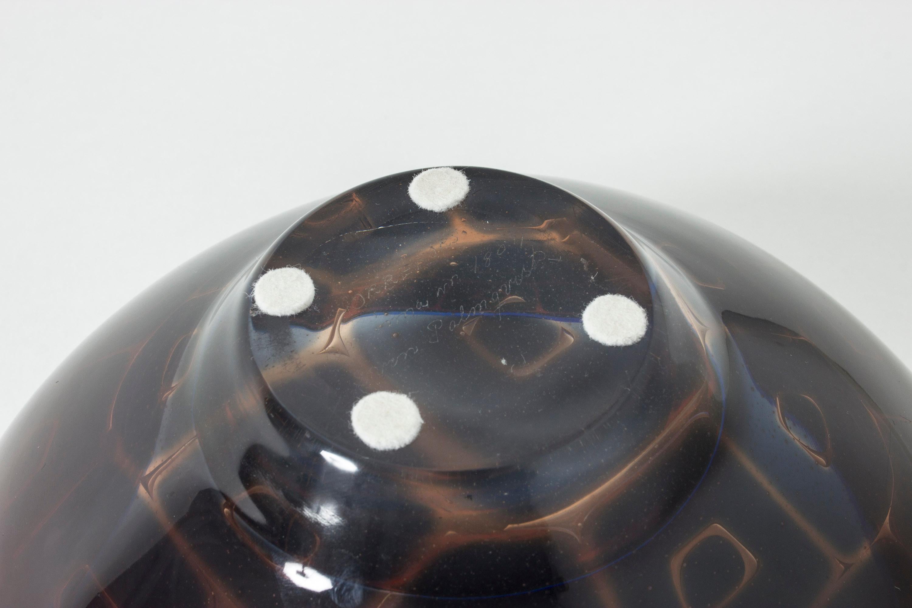 Glass Ravenna Bowl by Sven Palmqvist for Orrefors