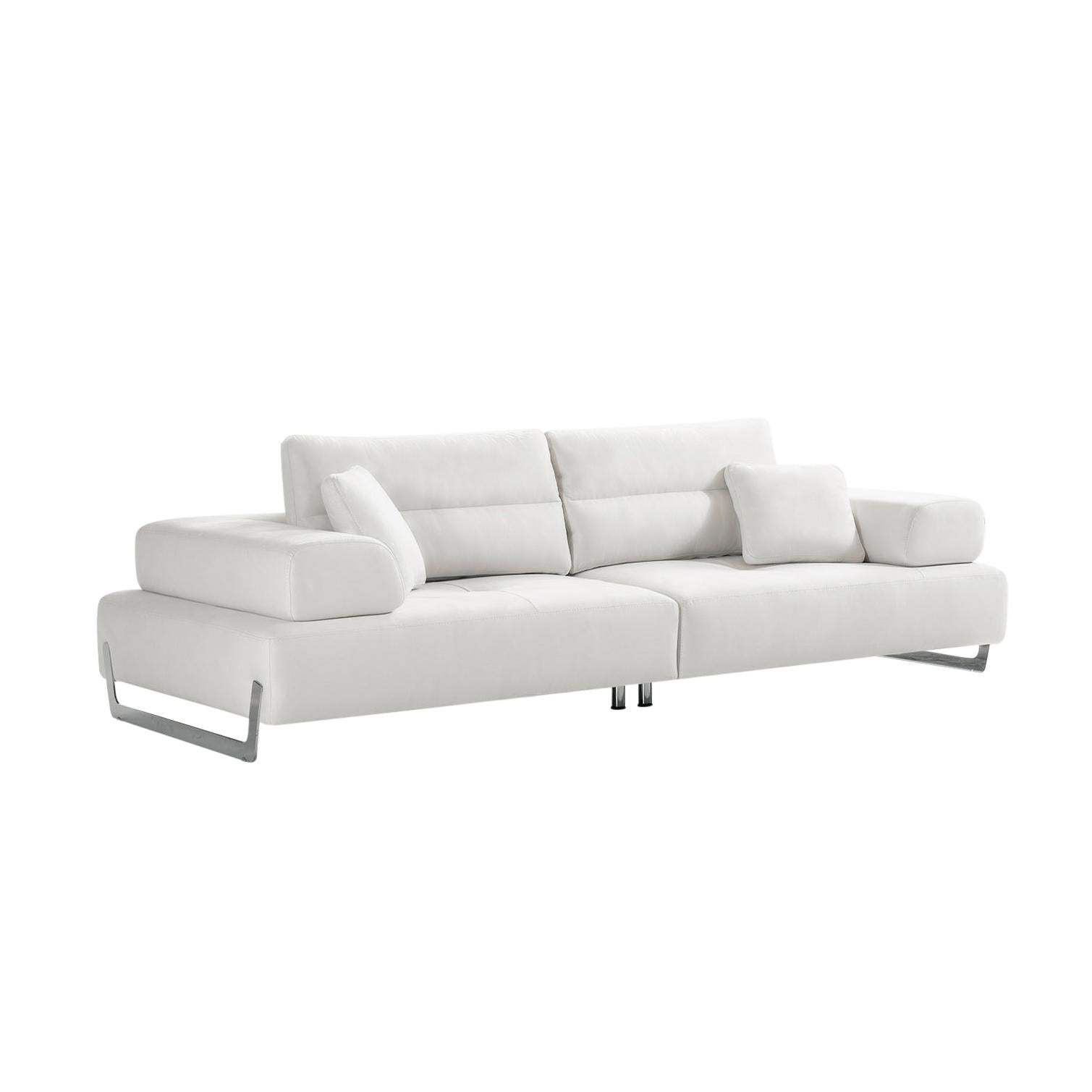 Pasargad Home Ravenna Sofa with Sliding Back & Armrests In New Condition For Sale In Port Washington, NY