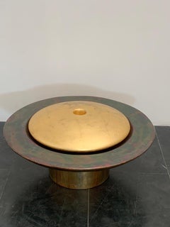 Ravi Sing, Disk in Space Fountain Made of Fibreglass Coated in Copper and Gold