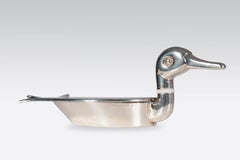 Ravinet d'Enfer for Hermès Duck Silver Plated Box