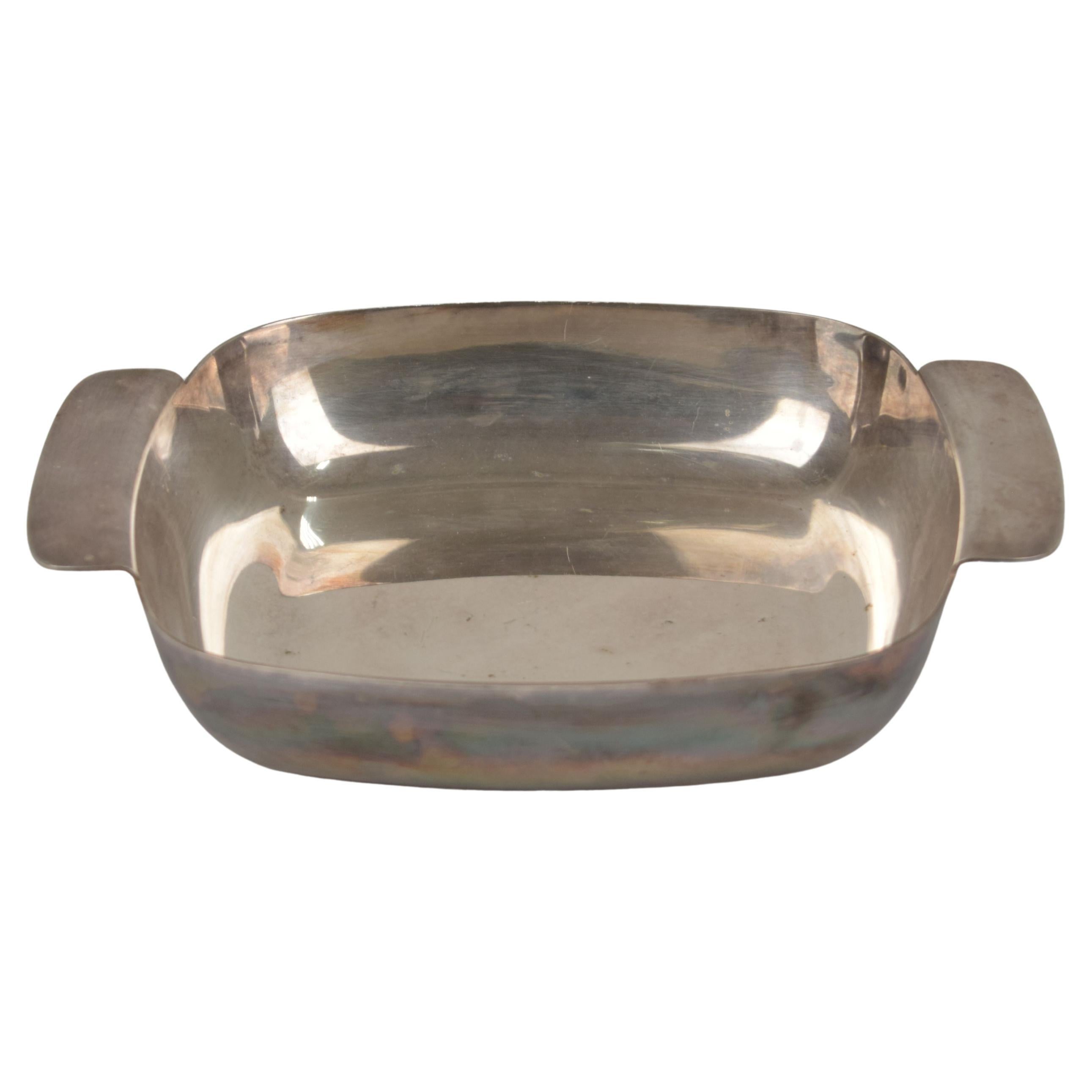 Ravinet D'enfert, Silver Plated Bowl, 1960s For Sale