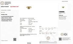 Ravishing 18k Rose Gold Halo Ring w/ 0.84 Carat Natural Diamonds IGI Cert