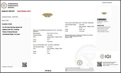 Beautiful 2.24ct Diamonds Ring with IGI Certificate
