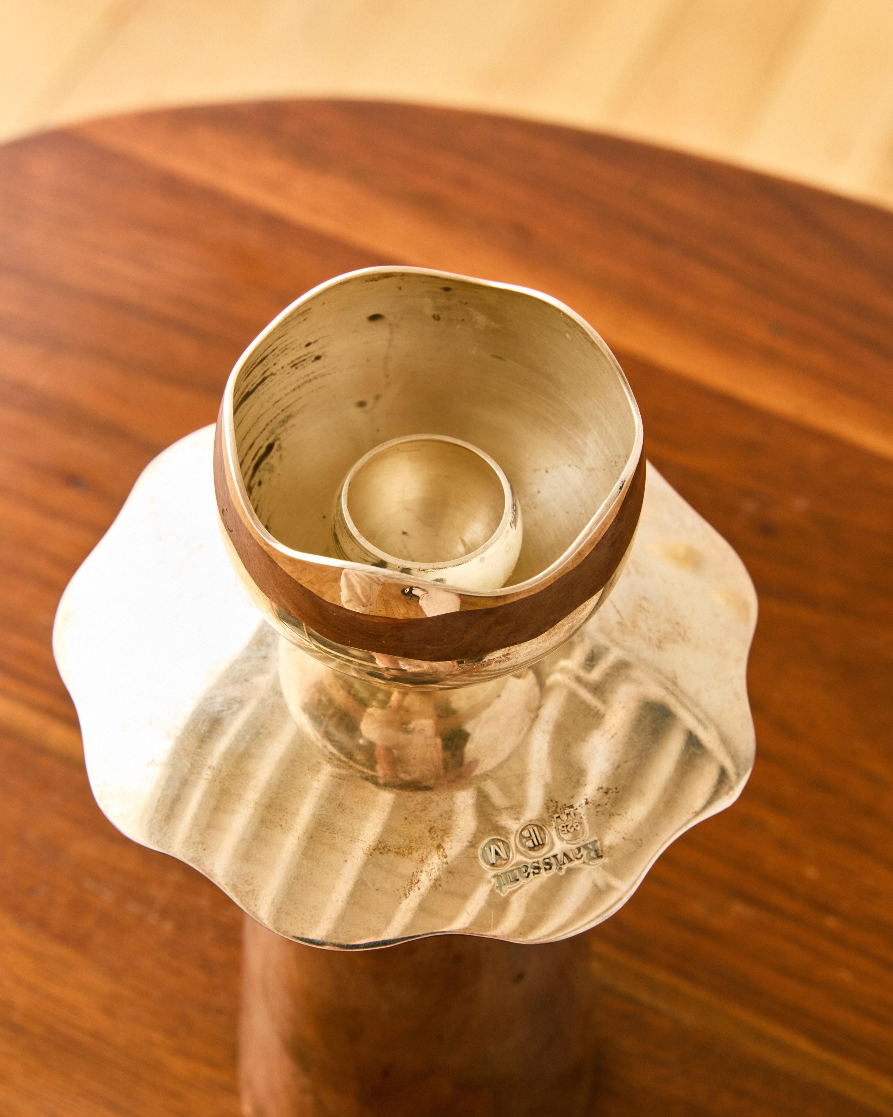 Argento 925 Vaso per fiori in argento Ravissant in vendita