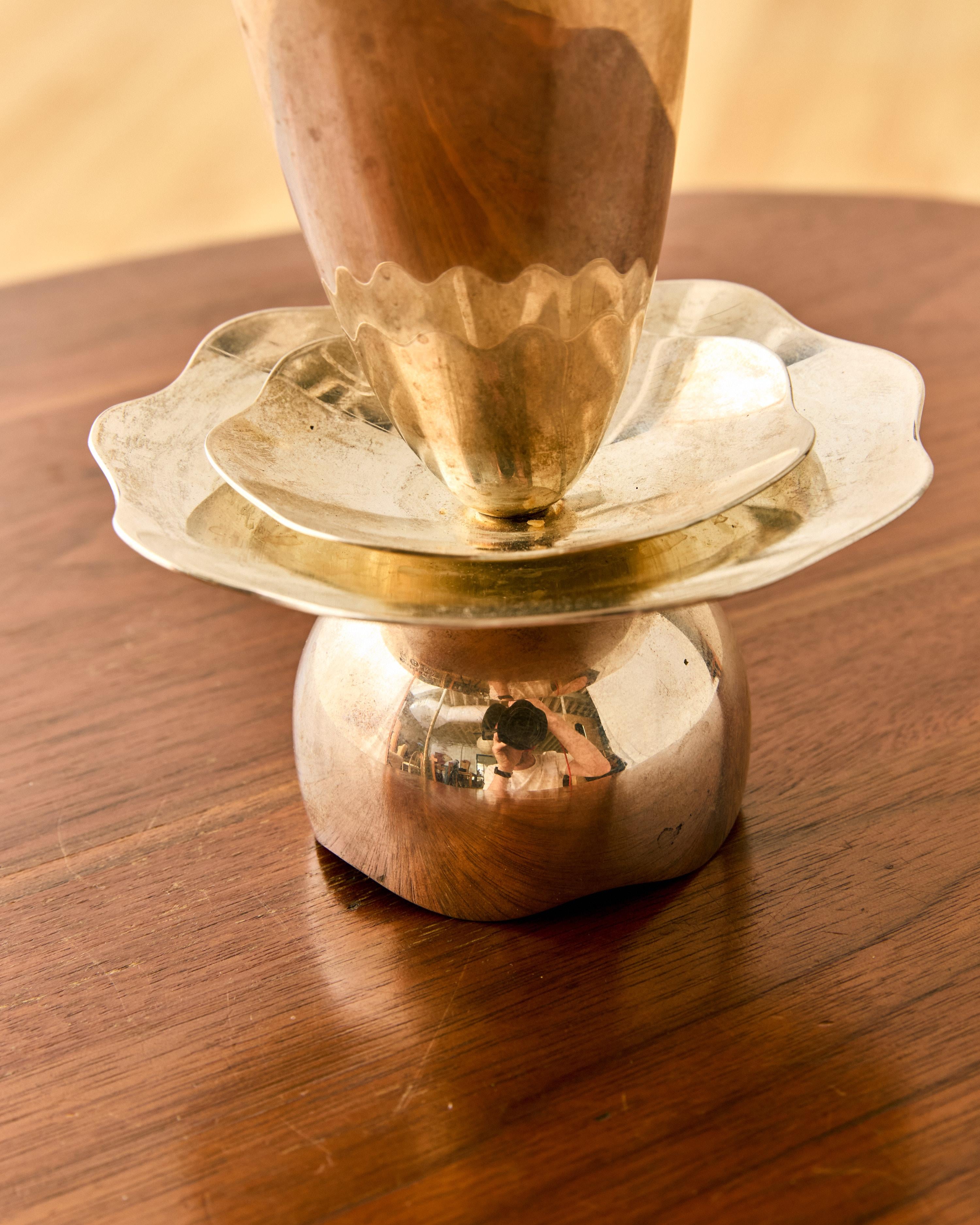 Vaso per fiori in argento Ravissant in vendita 3