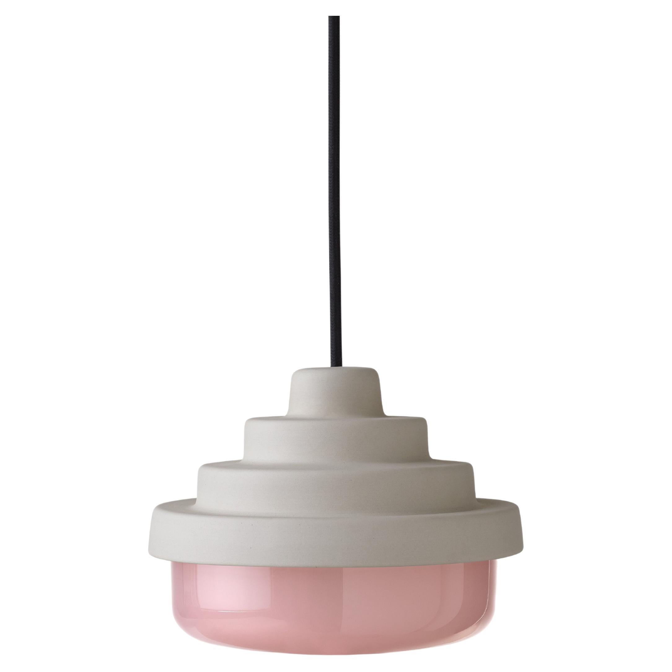 Raw and Pink Honey Pendant Light by Coco Flip For Sale