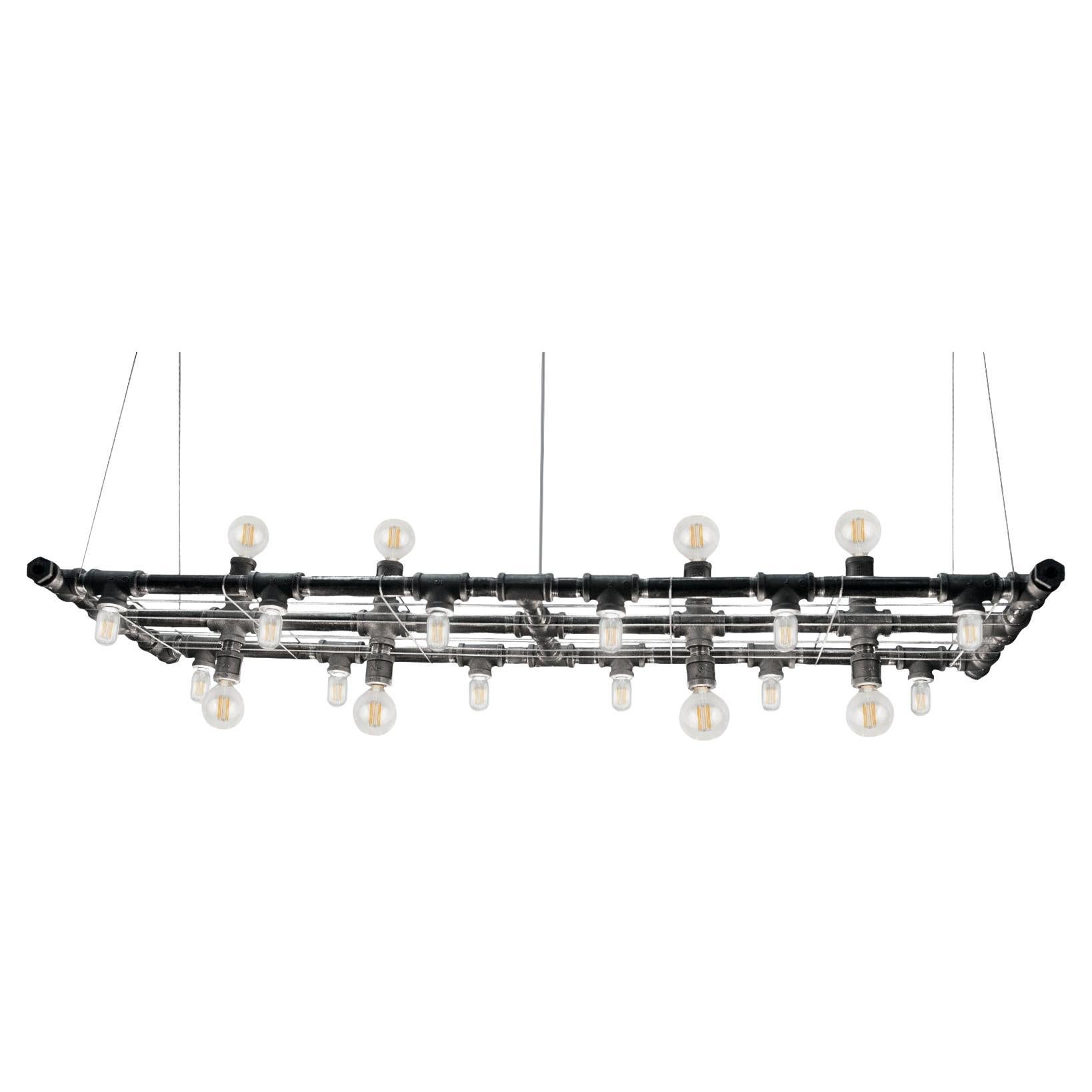 Raw Banqueting Linear Suspension by Michael McHale For Sale