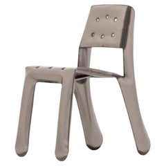 Raw Carbon Steel Chippensteel 5.0 Sculptural Chair by Zieta