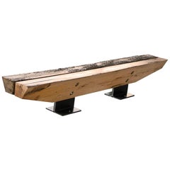 Raw Cedar or Raw Oak Double Bench