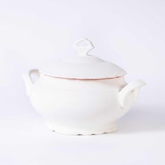 Raw Ceramic White Casserole Dish