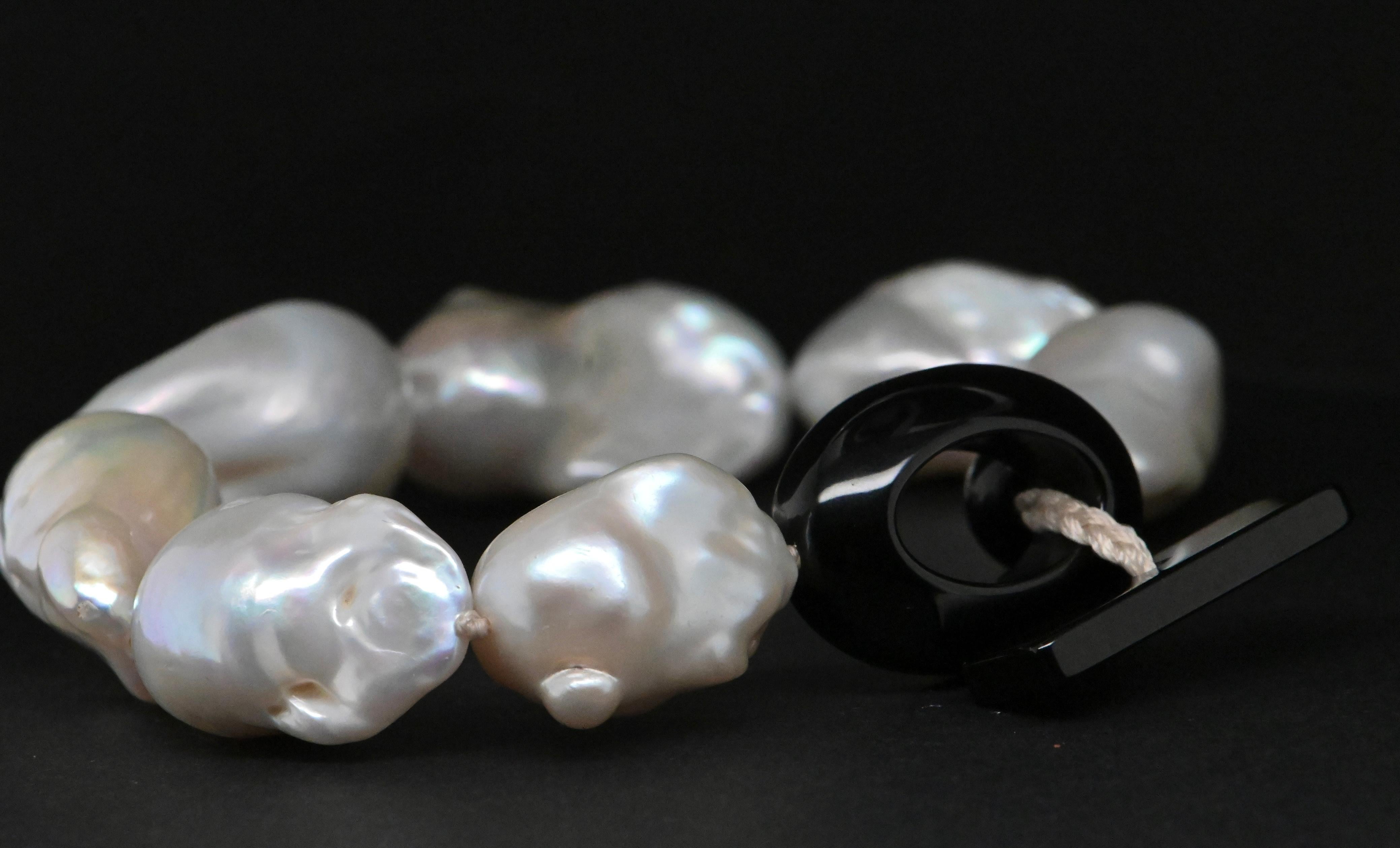 Bracciale di perle coltivate grezze In condizioni Nuovo in vendita a Vannes, FR