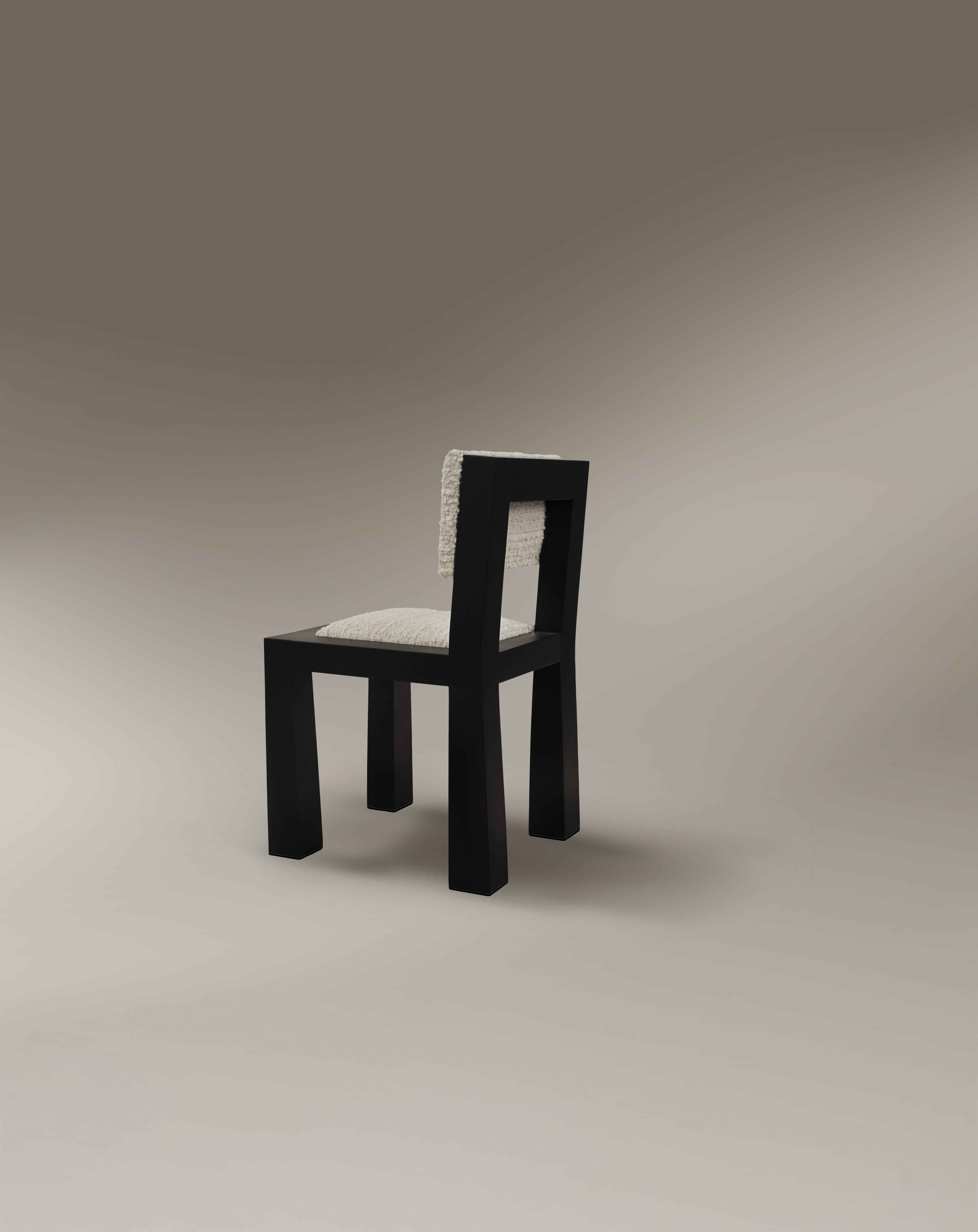 Raw Dining Chair Black Oak - Collector (Moderne) im Angebot