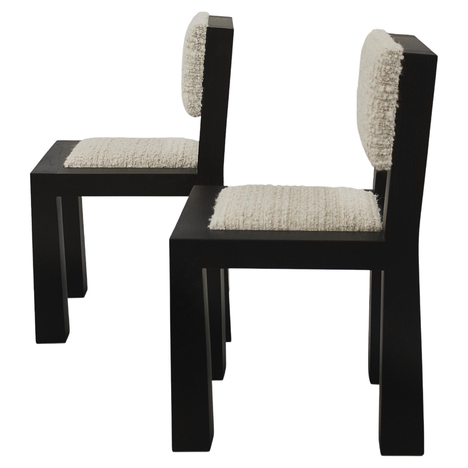 Silla de Comedor Raw Roble Negro - Coleccionista