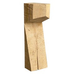 Raw Edge Pedestal/Sculpture with Flat Top