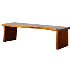 Raw edged Walnut Bench/Coffee Table 