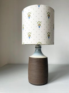1970s Handmade Scandinavian Modern Table Lamp in Ceramic & Stoneware