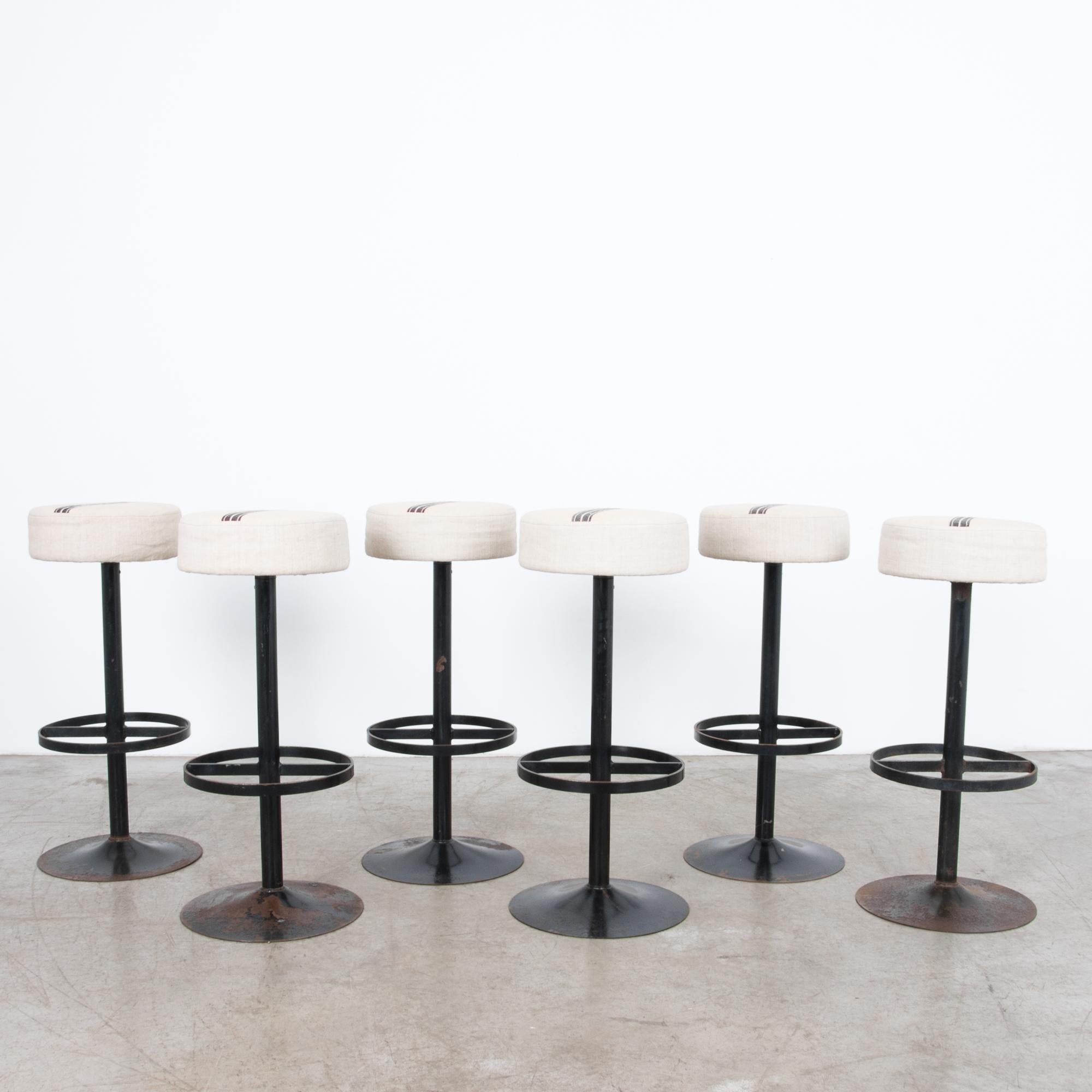 linen bar stools