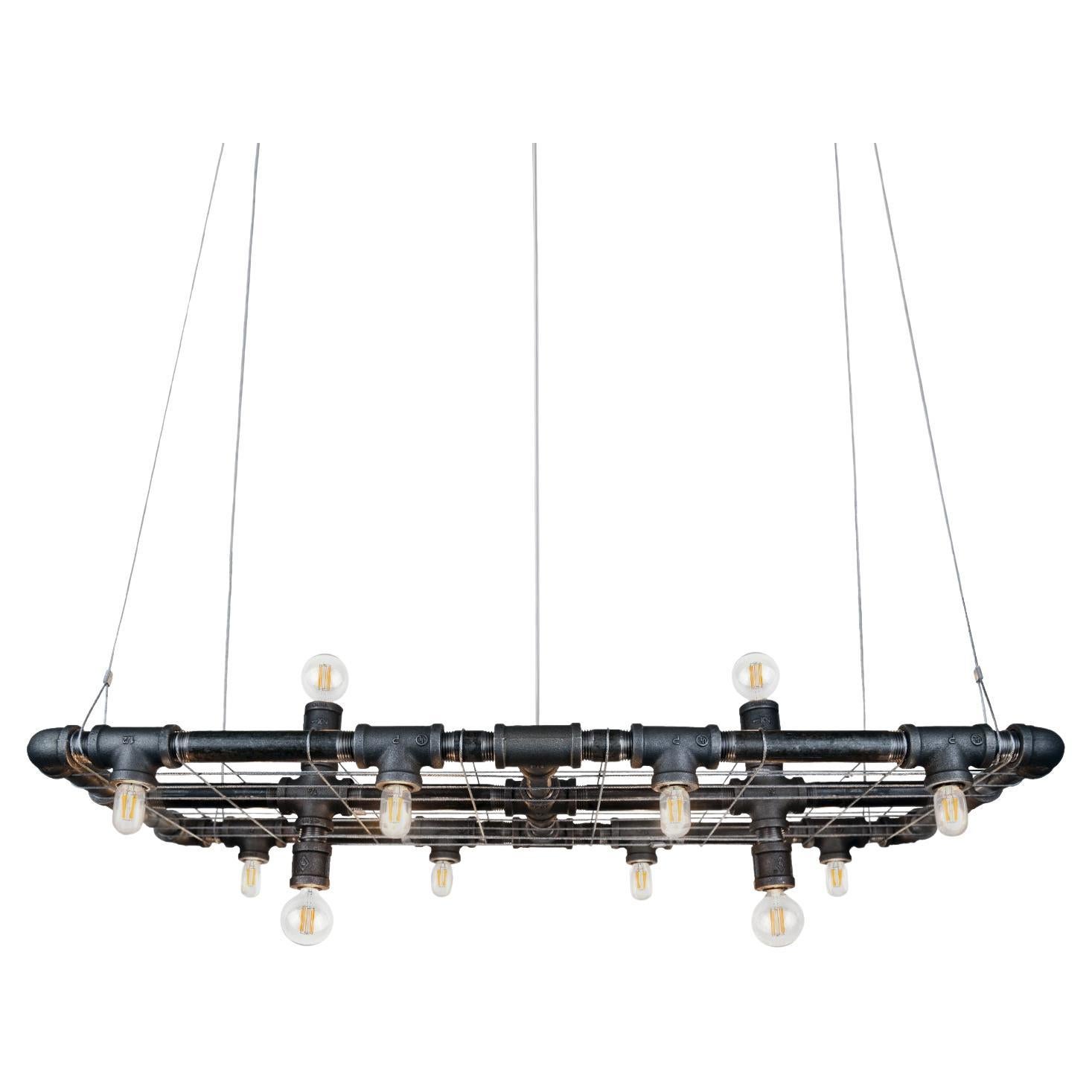 Raw Mini-Banqueting Linear Suspension by Michael McHale For Sale