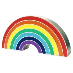 Sculpture « Raw & Rainbow Rainwow » en aluminium thermolaqué par Altreforme