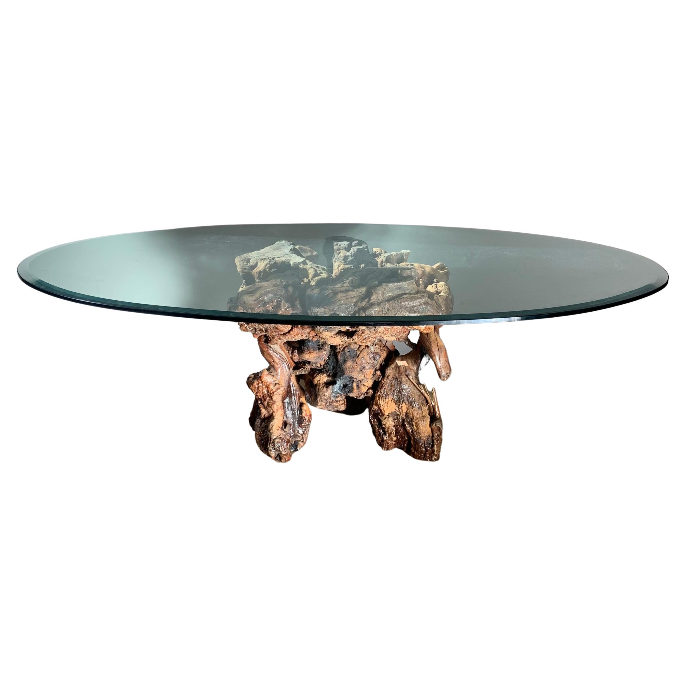 Vintage Driftwood Coffee Table at 1stDibs