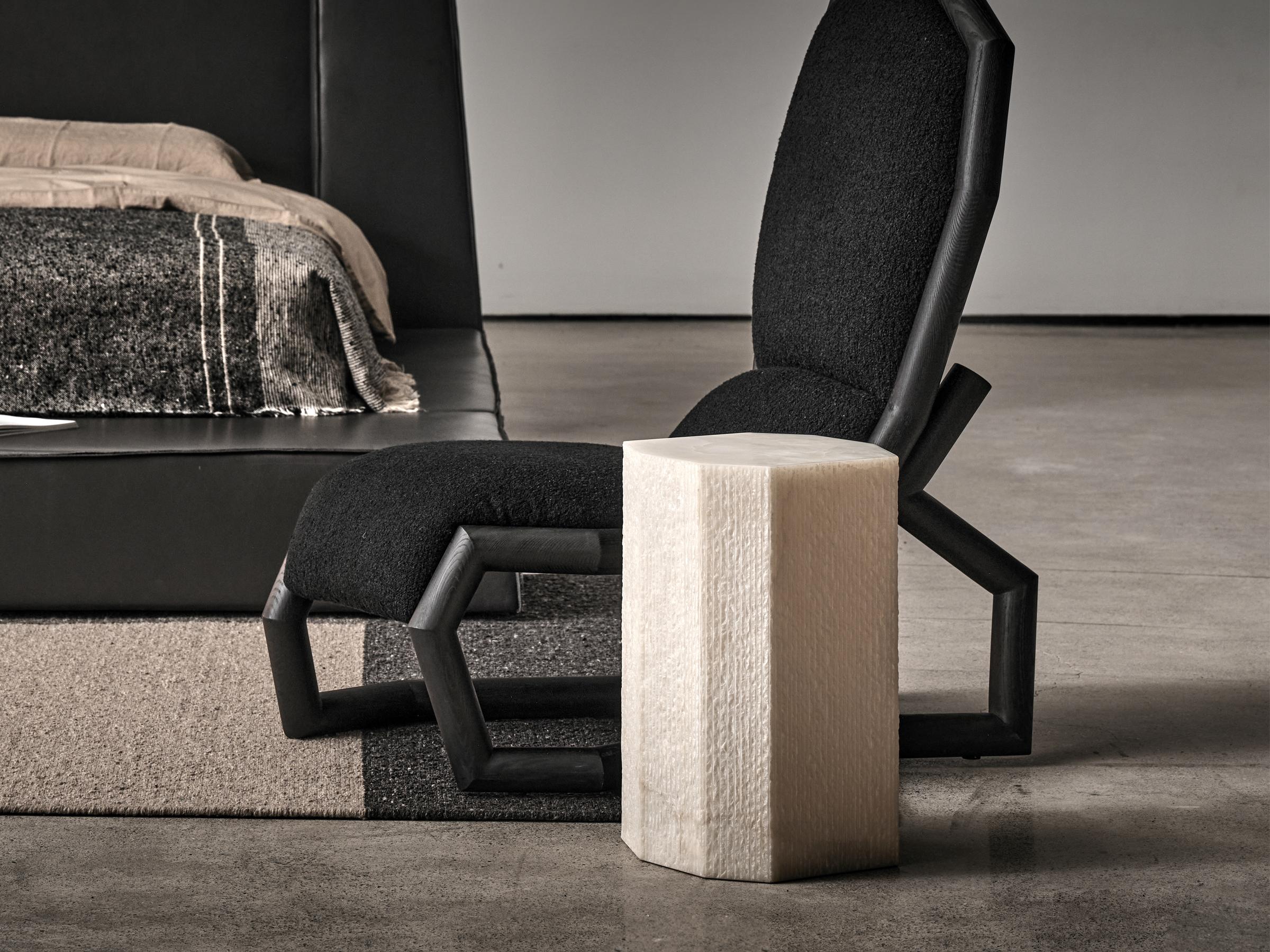 Raw Side Table by DAaZ
Dimensions: D 27 x W 27 x H 46 cm.
Materials: Marble.


DAaZ Furniture honors the spirit of adventure. We embrace the escape of the ordinary and revel in the magic that’s found in the unexpected. Our artistic ability shines