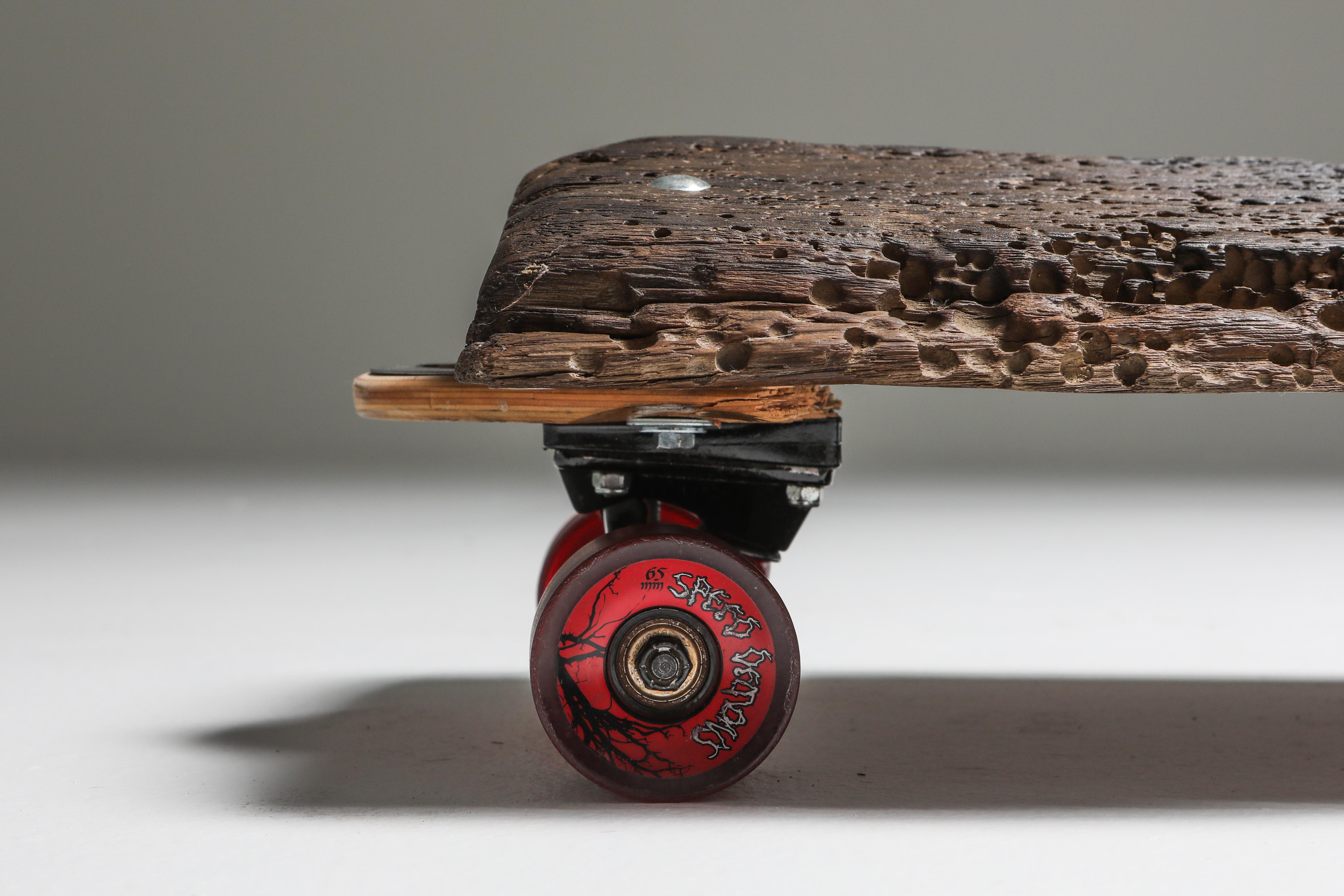 'Raw Skate’ Folding Seat with Skateboard Elements, Lionel Jadot, Belgium, 2020 4