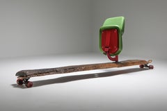 'Raw Skate’ Folding Seat with Skateboard Elements, Lionel Jadot, Belgium, 2020