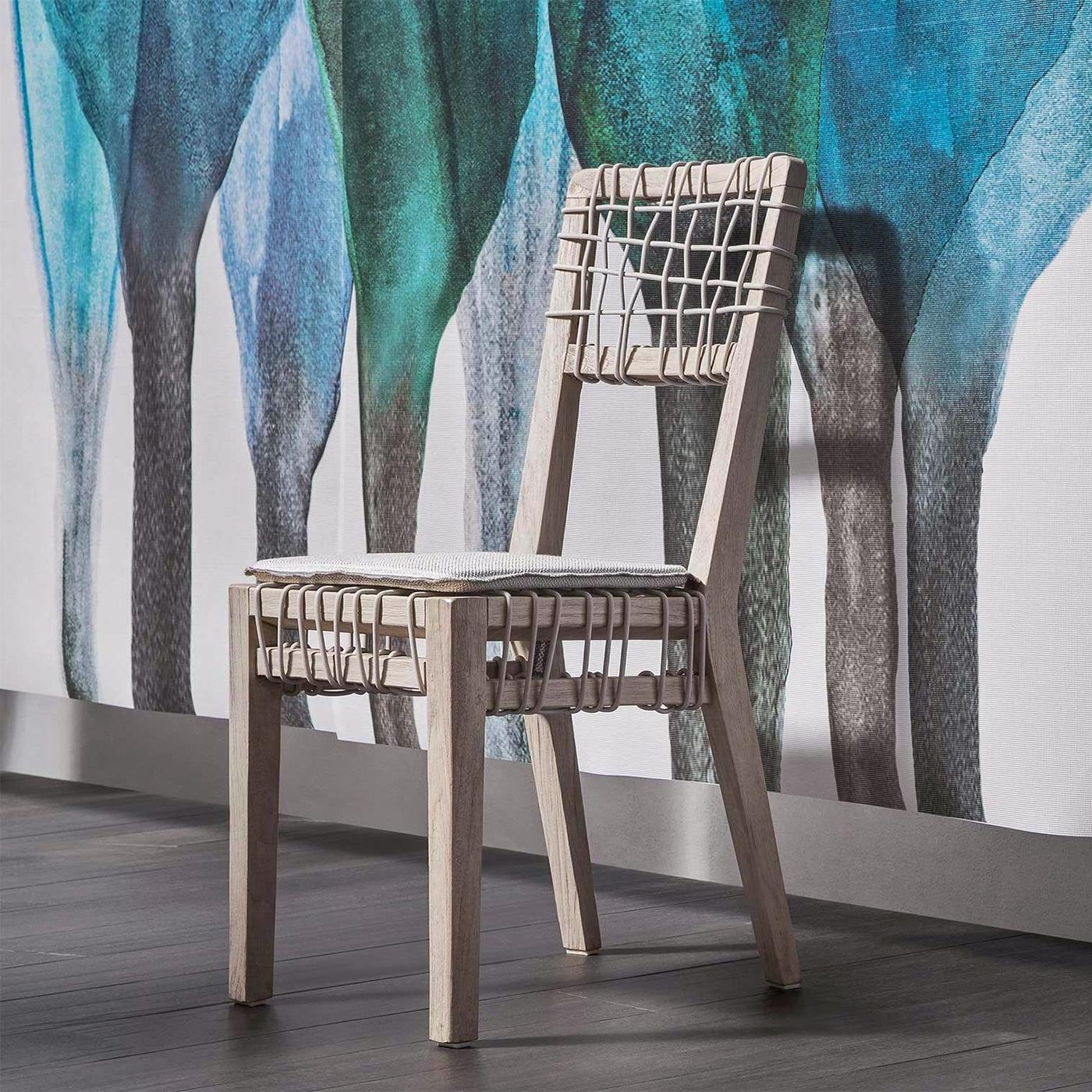 Sedia in teak grezzo in vendita 4