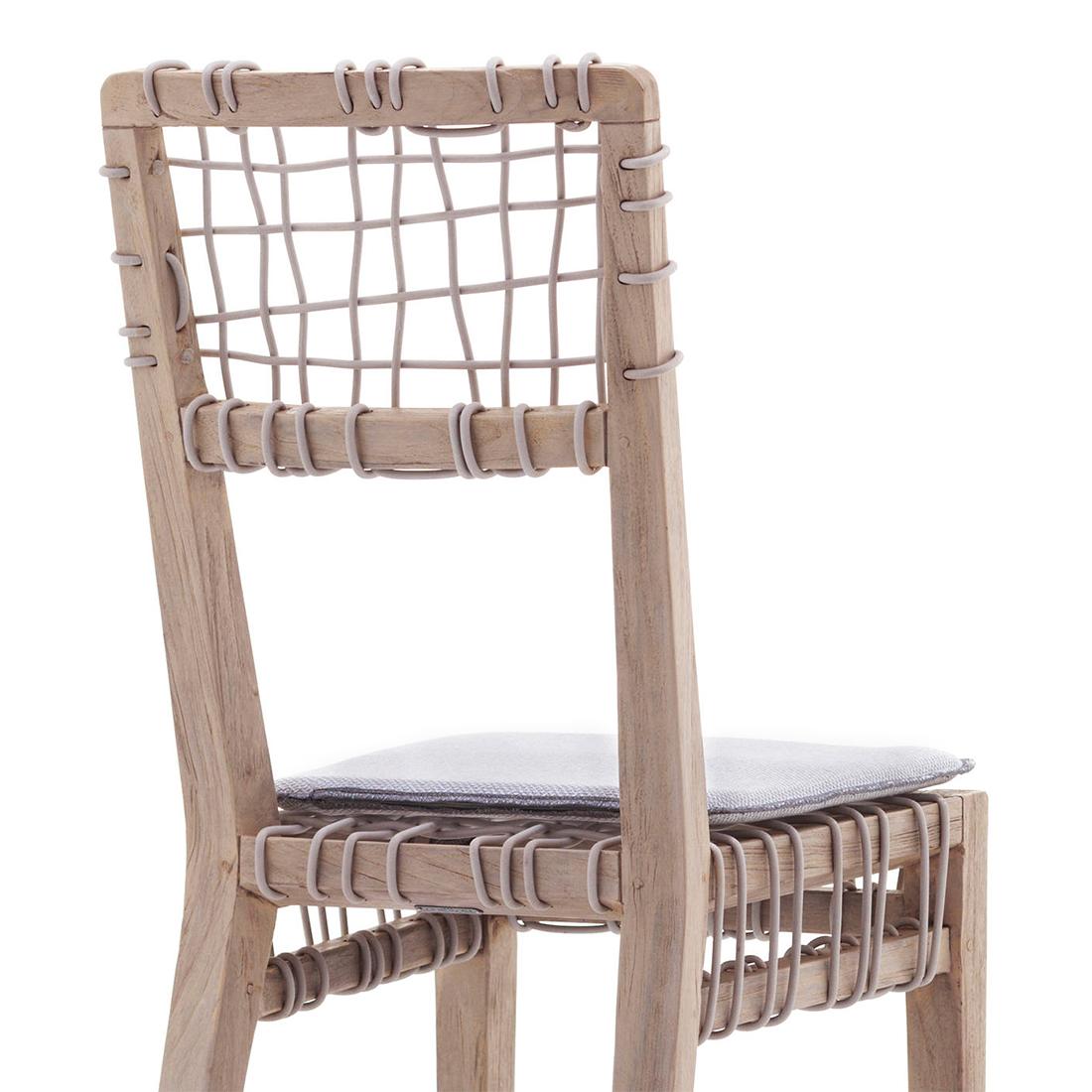 Sedia in teak grezzo in vendita 2