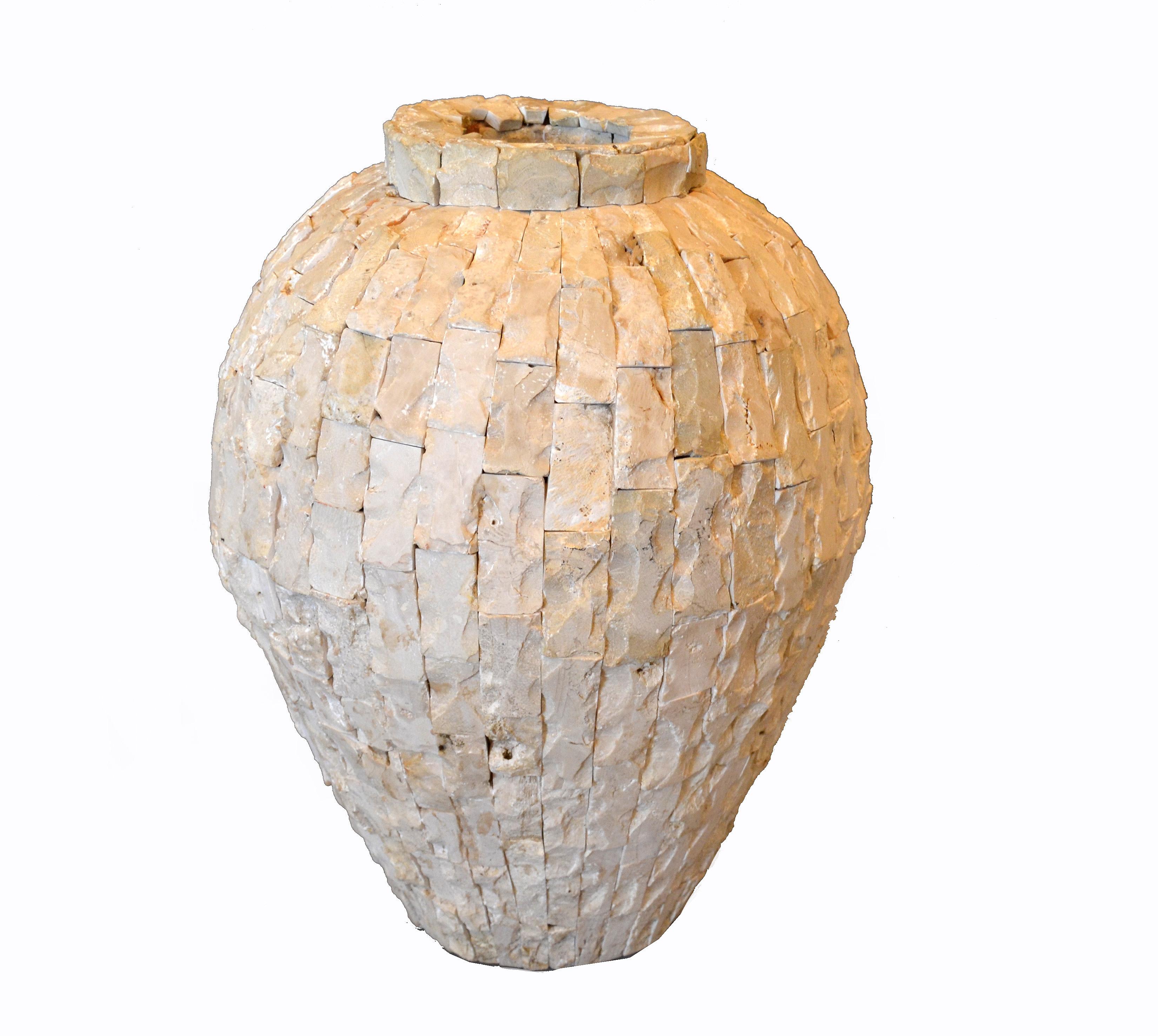 fossil vase