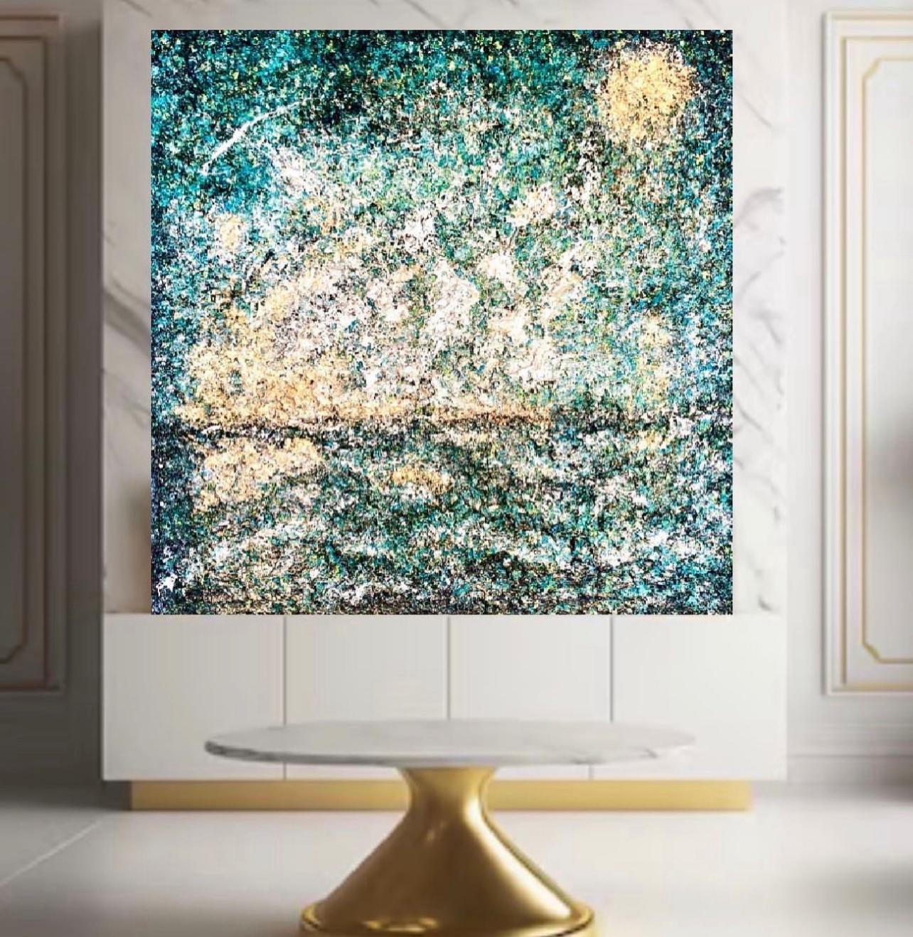 Lebanese Contemporary Art by Rawia Zantout - The Power of the Ocean For Sale 1