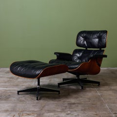 Eames Lounge Chair and Ottoman by Charles and Ray Eames, 1960s