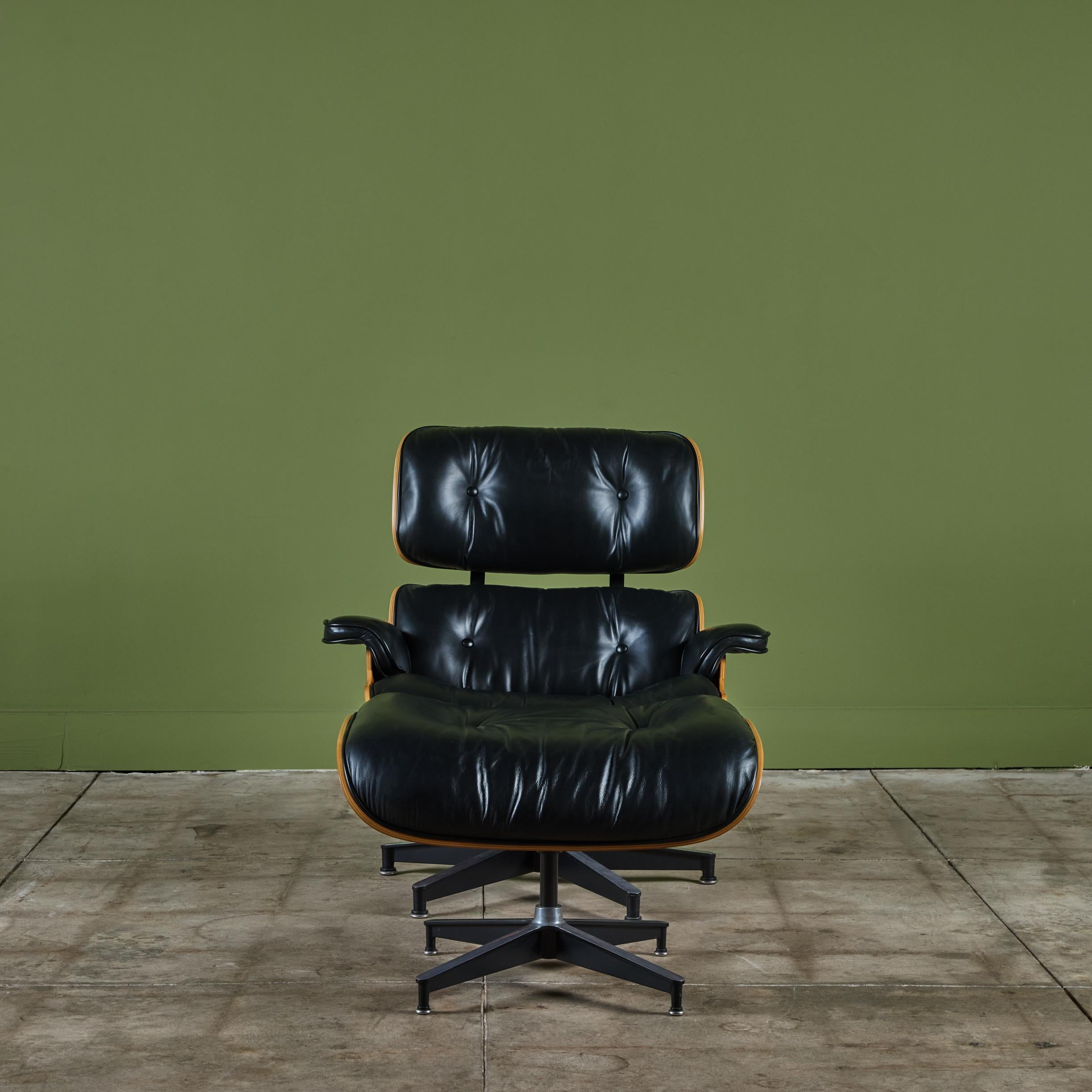 Ray and Charles Eames 670/671 Lounge Chair with Ottoman for Herman Miller In Good Condition In Los Angeles, CA
