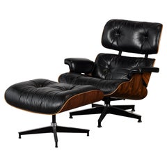 Ray and Charles Eames 670/671 Lounge Chair with Ottoman for Herman Miller