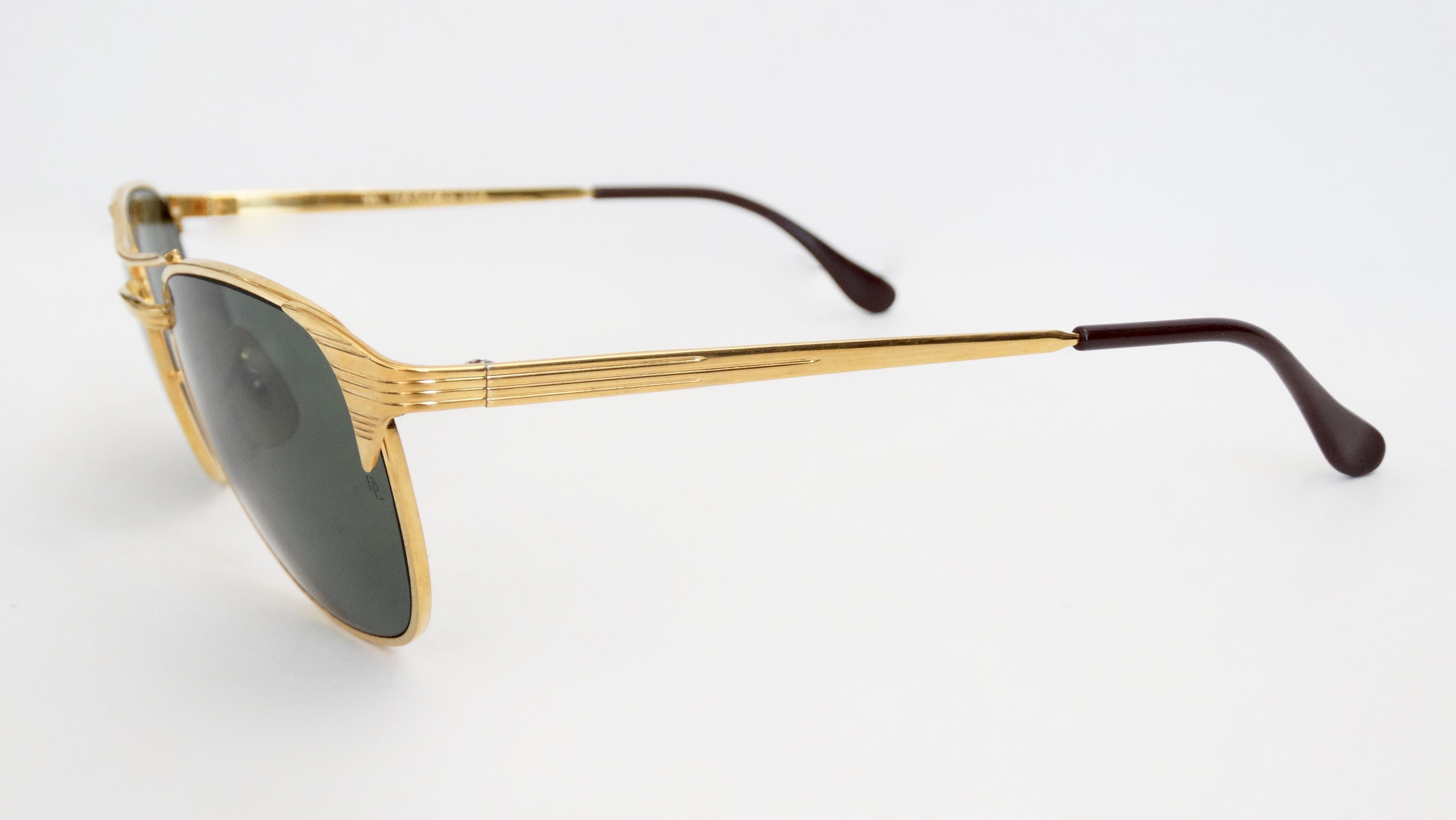 Ray Ban 1950s Signet Gold Frame Sunglasses  3