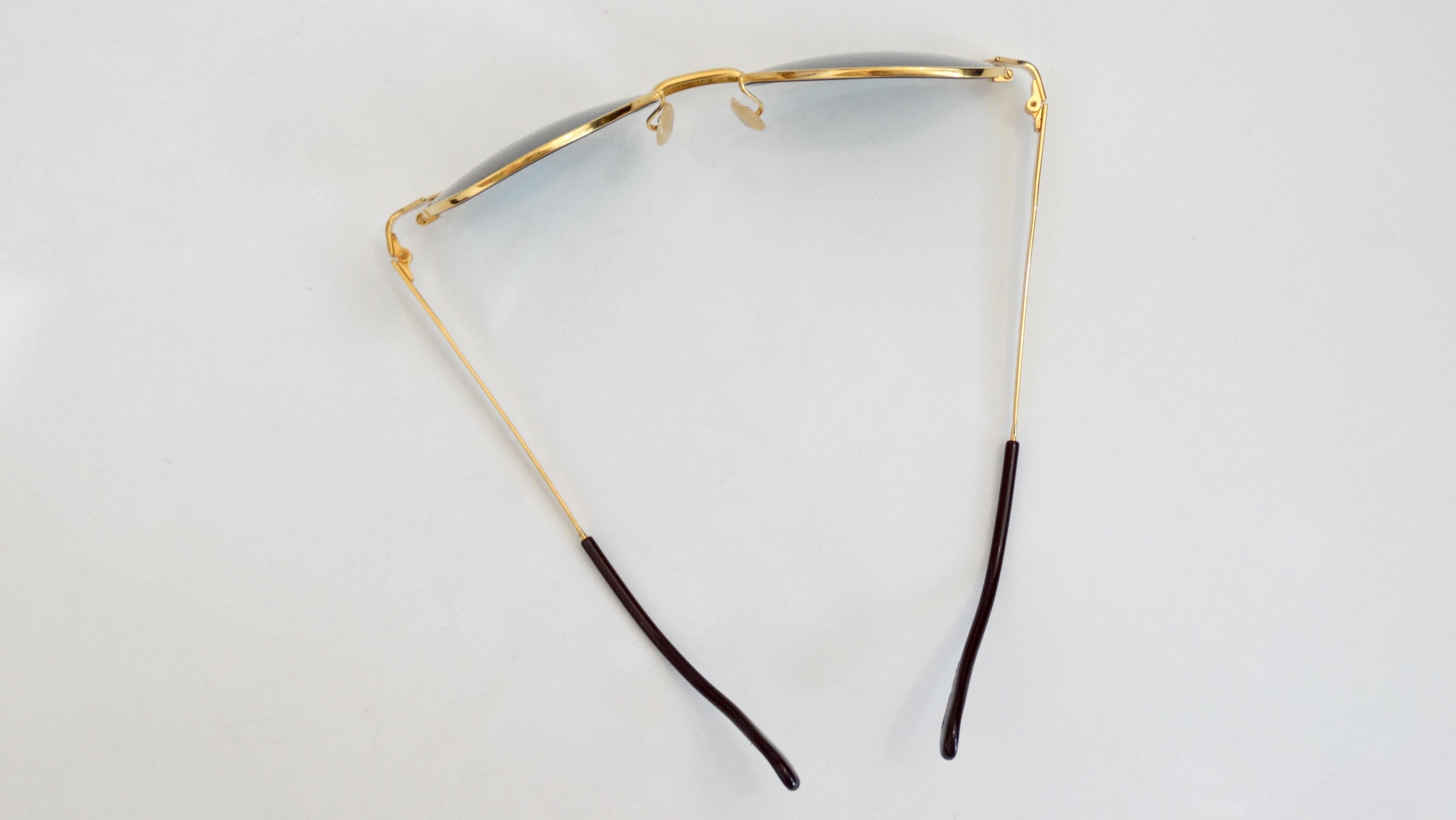 Ray Ban 1950s Signet Gold Frame Sunglasses  4