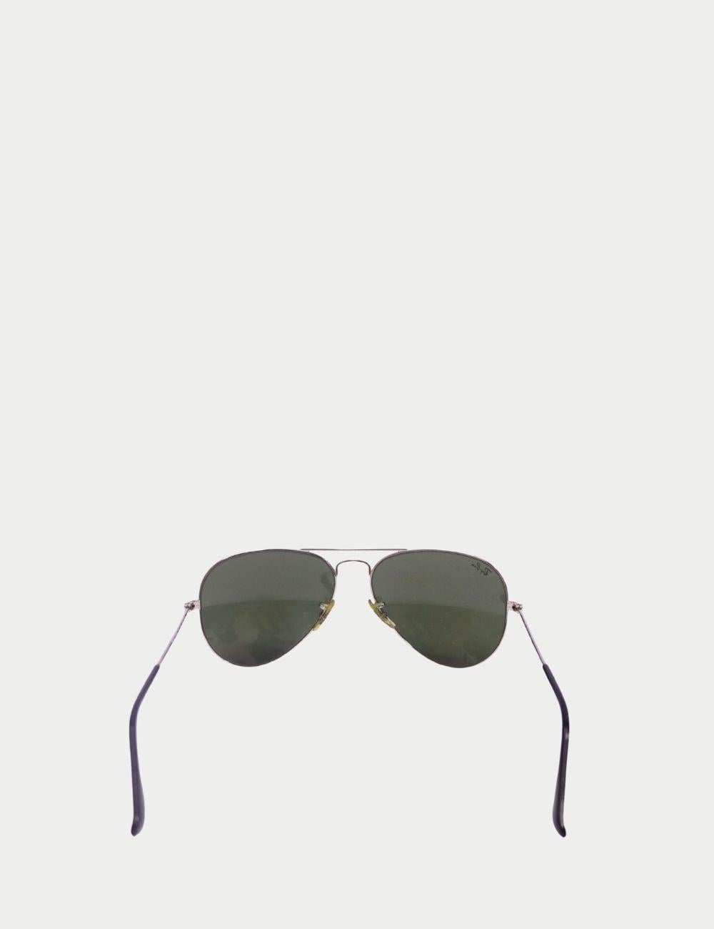 Argento Occhiali da sole Ray-Ban Aviator Silver in vendita