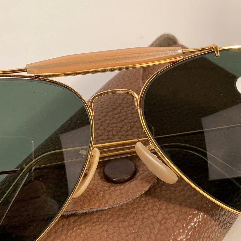 Ray-Ban Bausch and Lomb Vintage Gold Mint Outdoorsman Aviator Sunglasses  For Sale at 1stDibs | ray ban bausch & lomb, ray ban bausch and lomb vintage  price, bausch and lomb ray ban