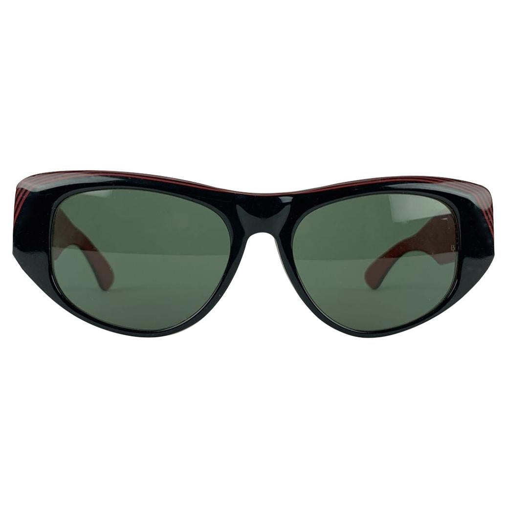 Ray-Ban B&L Vintage Black Red Sunglasses Mod. Dekko 54-18 140 mm