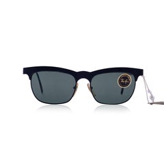 Ray-Ban B&L Vintage Black Wayfarer W0757 Mint Sunglasses 55/16 130mm