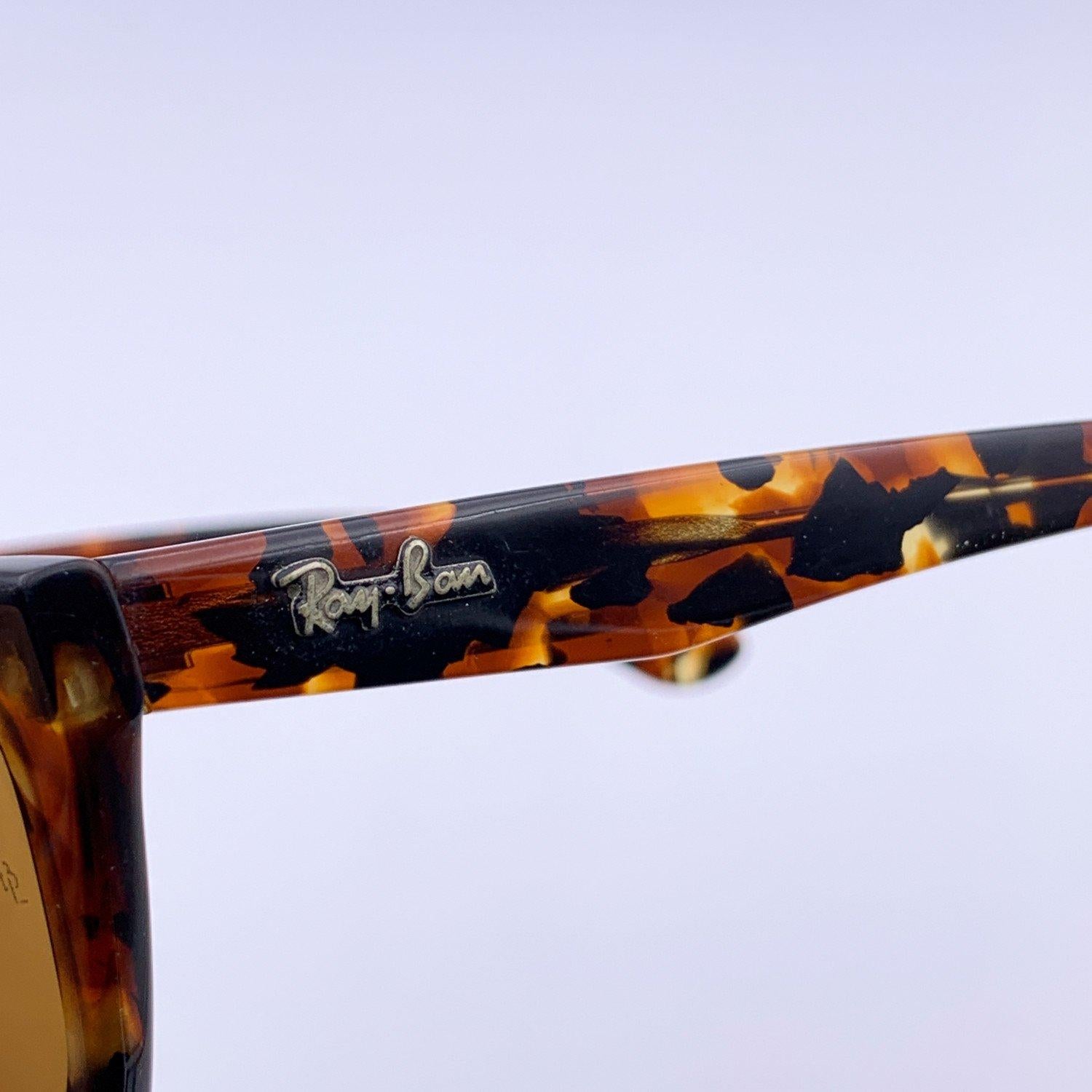 Ray-Ban B&L Vintage Braun Innenansicht Sonnenbrille 57/12 135mm für Damen oder Herren