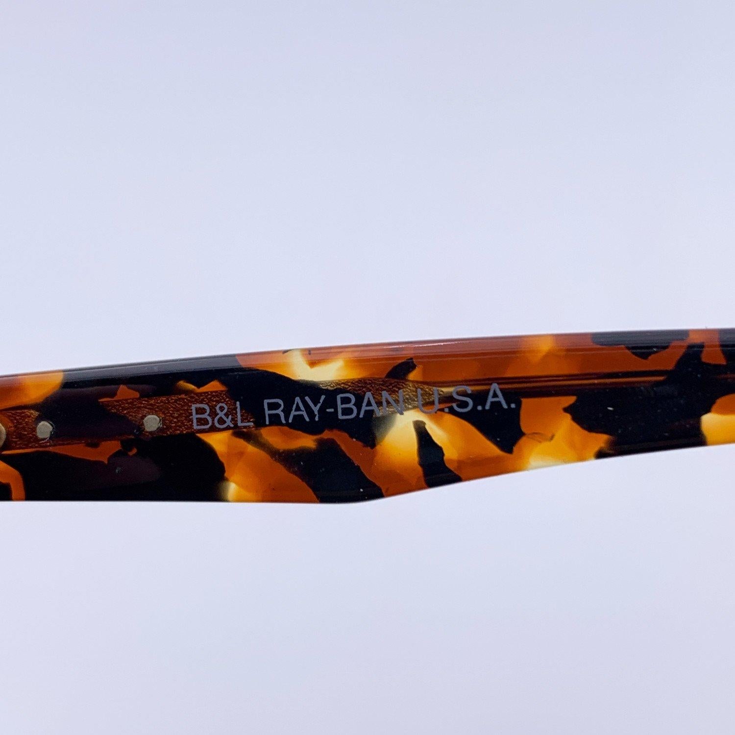 Ray-Ban B&L Vintage Braun Innenansicht Sonnenbrille 57/12 135mm 1