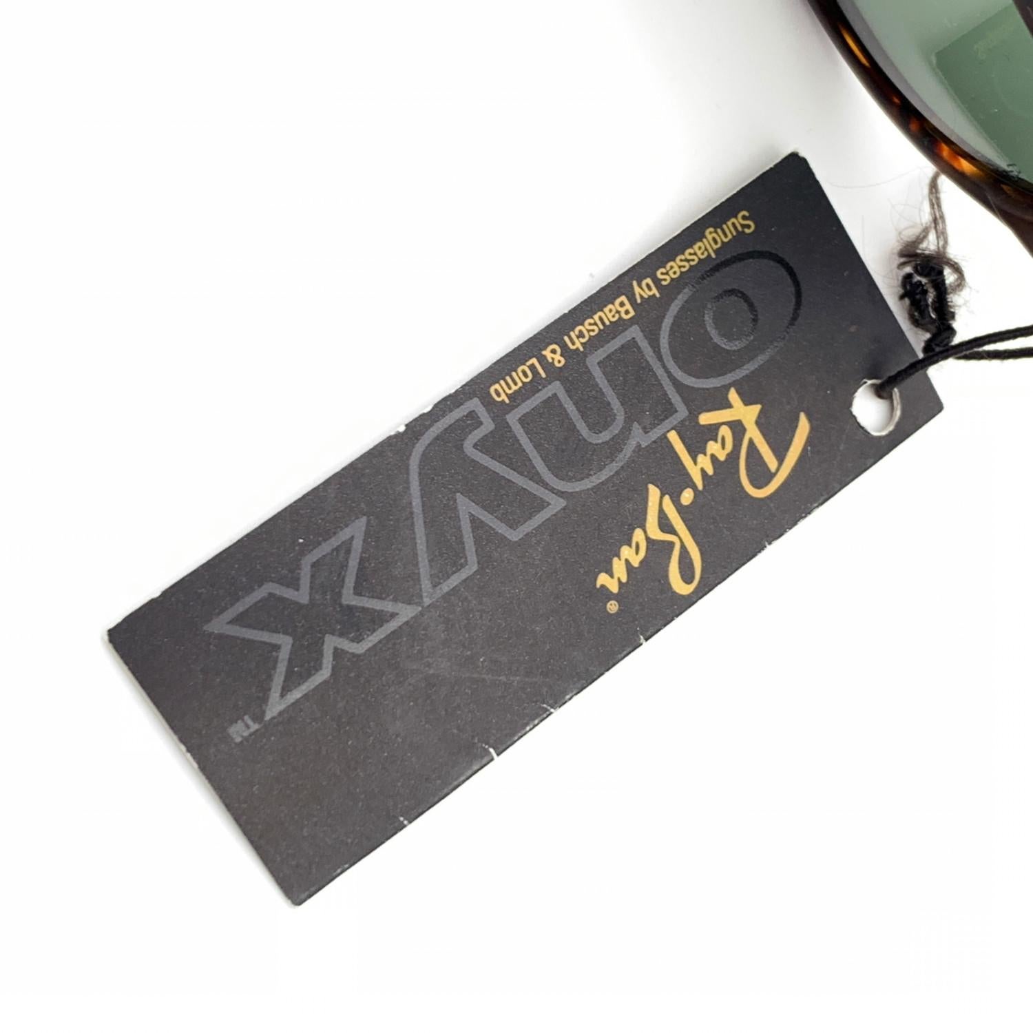Ray-Ban B&L Vintage Braun Onyx WO 800 Sonnenbrille 60/12 150mm (Schwarz)