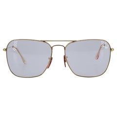 Occhiali da sole Ray-Ban B&L Vintage Gold Aviator Caravan 58/16 130 mm.