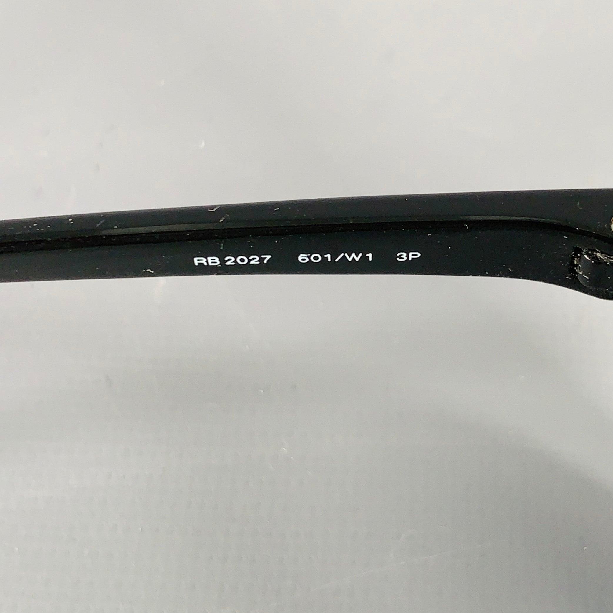 RAY-BAN Black Acetate Wrap Around Polarized Sunglasses 1
